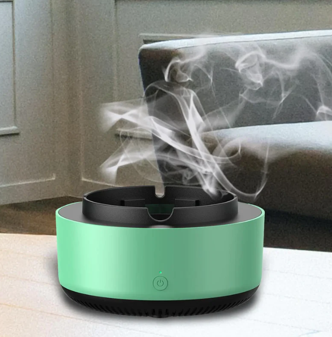 Your Smoking Space: Introducing the Ashtray with Built-in Air Purifier